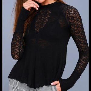 GREEN Free People no limit top